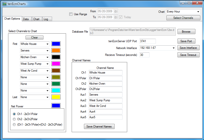 Options Panel